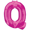 Metallic Balloon - Jumbo Letter Pink Q