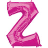 Metallic Balloon - Jumbo Letter Pink Z