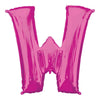 Metallic Balloon - Jumbo Letter Pink W