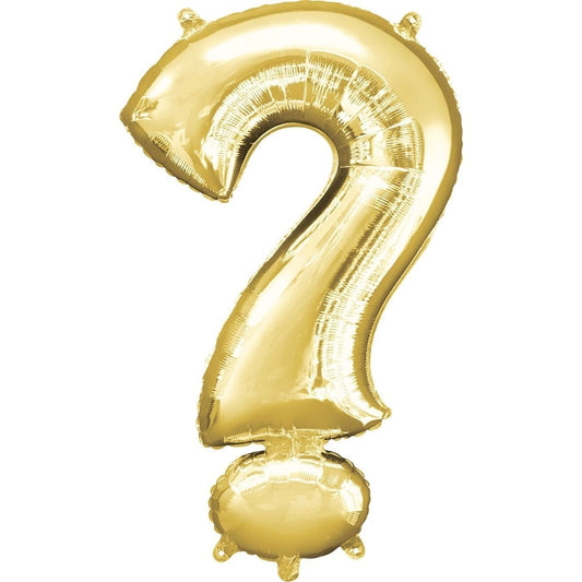 Metallic Balloon - Jumbo Symbol Gold ?