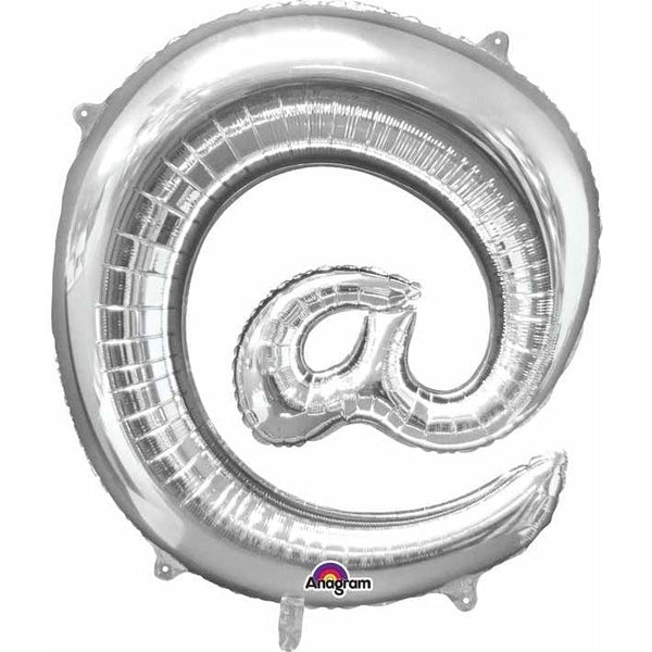 Metallic Balloon - Jumbo Symbol Silver @