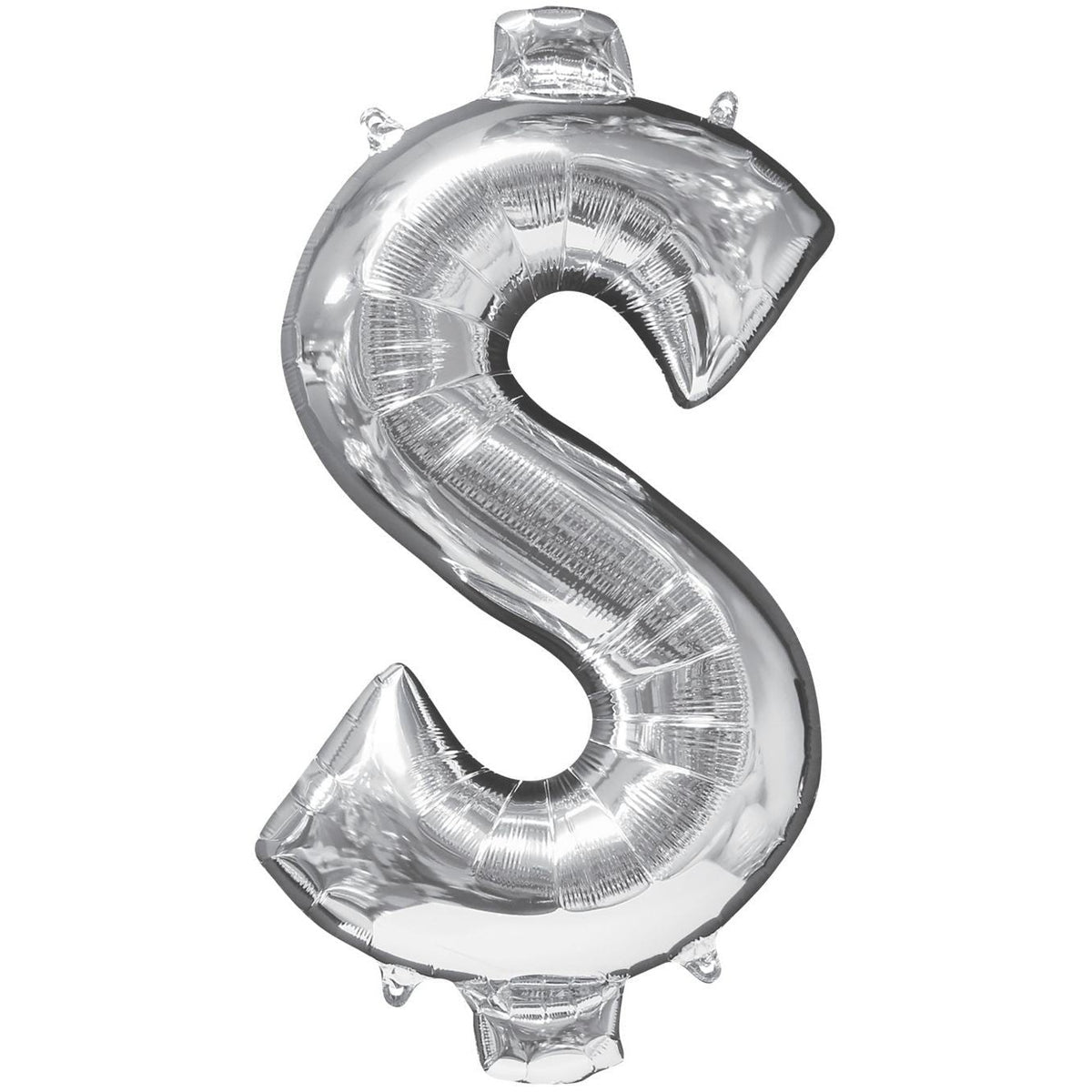 Metallic Balloon - Jumbo Symbol Silver $