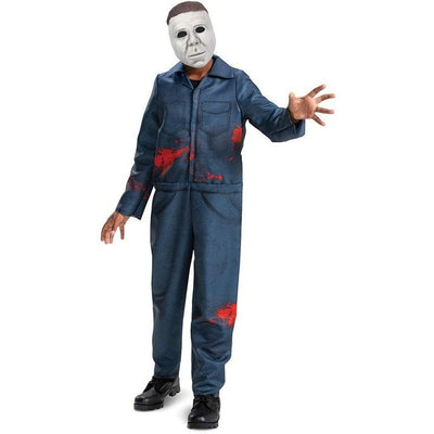 Michael Myers Costume for Kids, Official Halloween 2 Jumpsuit and Mask, Child Size Large 10-12