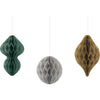 Modern Christmas Assorted Mini Ornaments