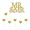 Mr. & Mr. Cake Topper