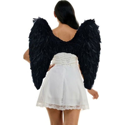 NEW: Black Feather Wings 26 x 26in.