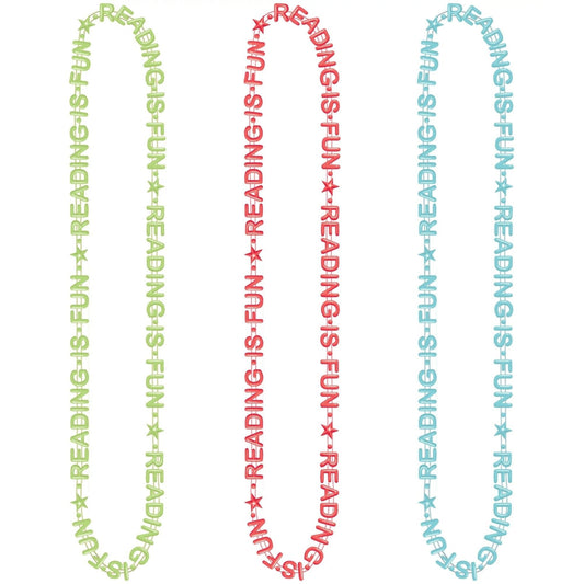 Necklace - Reading Beads, 33", 6 Count