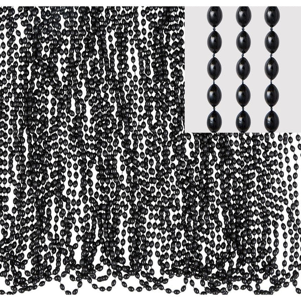 Necklaces Bead 50 Ct. Black