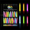 Neon Glo 4" Glow Sticks with Lanyards - Assorted 25 Pack