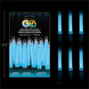 Neon Glo 4" Glow Sticks with Lanyards - Blue
