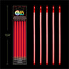 Neon Glo 8" Glow Sticks with Connectors - Red 5 Pack