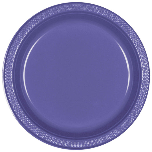 New Purple Lunch Plates, 20 Count