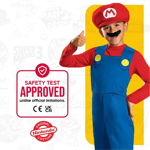 Nintendo Super Mario Brothers Classic Boys Costume, Size Medium 7-8