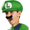 Nintendo Super Mario Brothers Luigi Classic Boys Halloween Costume for Kids, Licensed