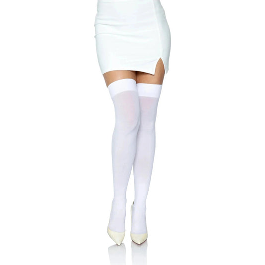 Nylon Over the Knee Thigh High Stockings