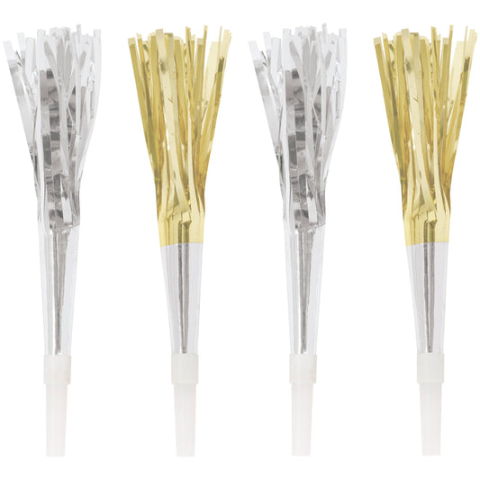 Party Horns - Silver/gold