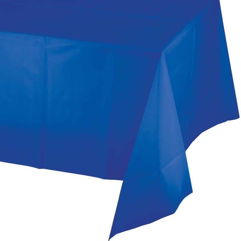 Party Pro Royal Blue Plastic Table Cover 54" x 108"
