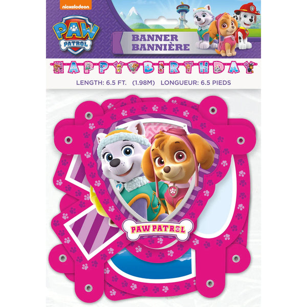 Paw Patrol Girl Large Jointed Banner