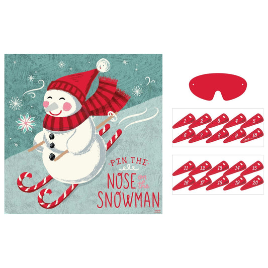 Peppermint Twist Pin the Nose on the Snowman