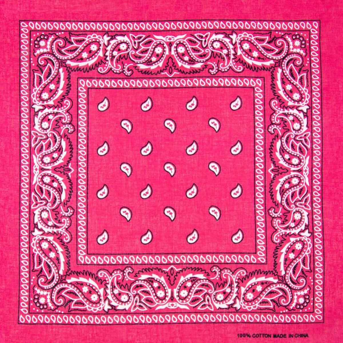 Pink Paisley Bandana