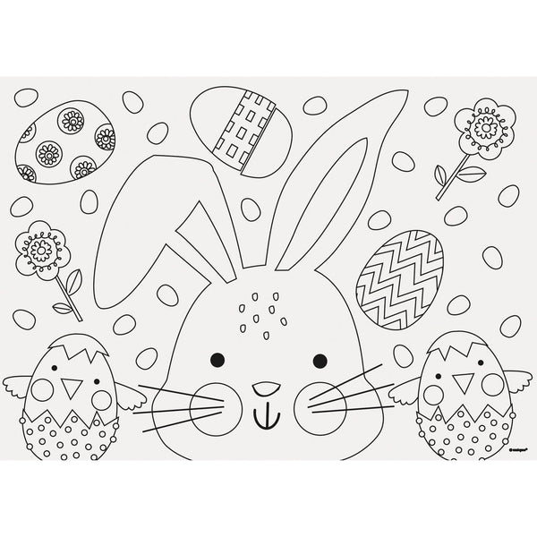 Placemats - Easter Colouring Sheets, 8 Count