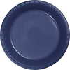 Plate 7" Plastic 20 Count Navy
