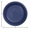 Plate 7" Plastic 20 Count Navy