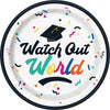 Plates - 7" Watch Our World Grad