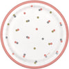 Plates - Glitz Rose Gold, 7", 8 Count