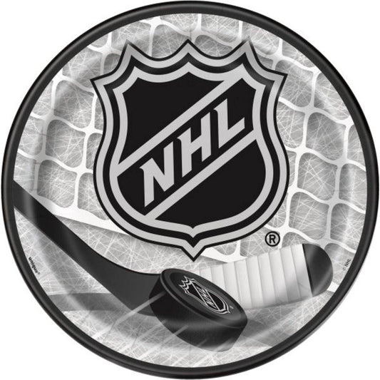 Plates - NHL, 7", 8 Count