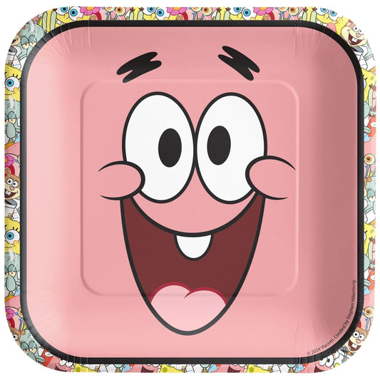 Spongebob 7' Square Plates