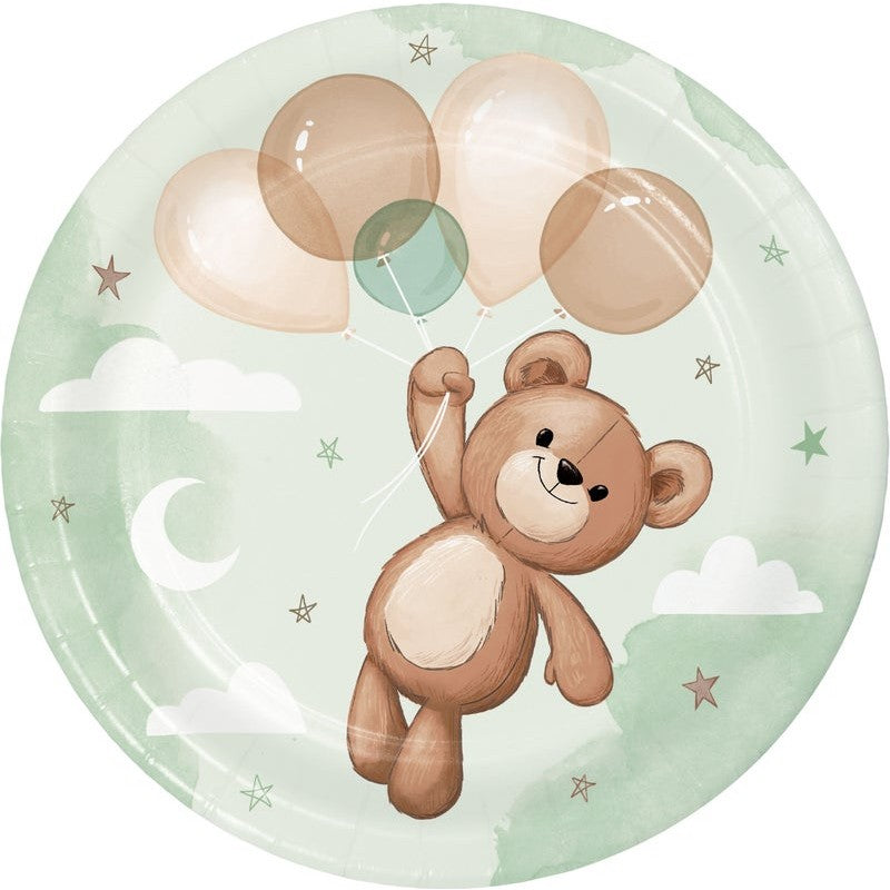 Plates - Teddy Bear, 7"