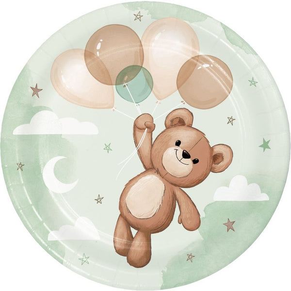 Plates - Teddy Bear, 7"