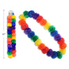 Pride Rainbow Pom Pom Leis