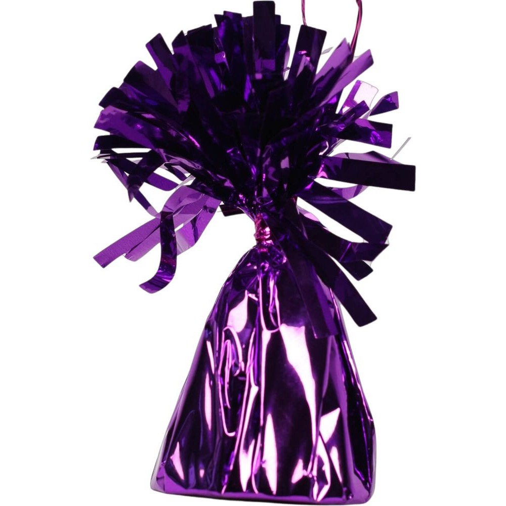 Purple Foil Balloon Weight