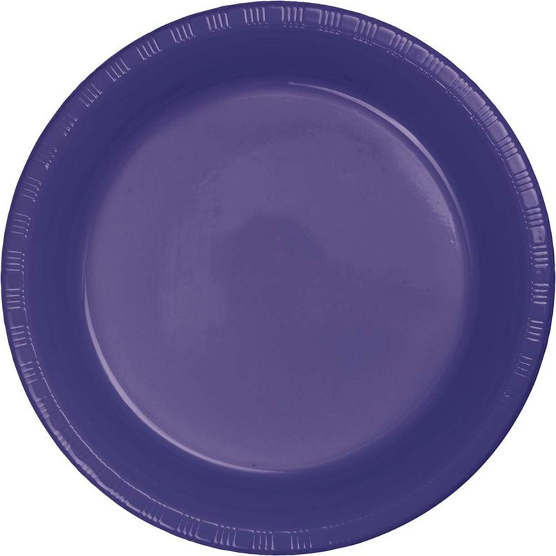 Purple Plastic 10" Plates 20CT