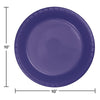 Purple Plastic 10" Plates 20CT