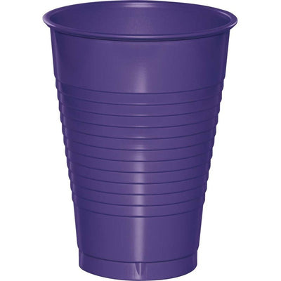 Purple Plastic 12 oz Tumblers 20CT