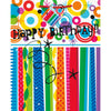 Rainbow "Happy Birthday" Large Gift Bag, 13" x 10"