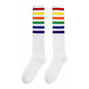 Rainbow Knee High Striped Sock