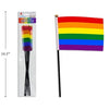 Rainbow Pride Flag, 4x6", 4 Pack