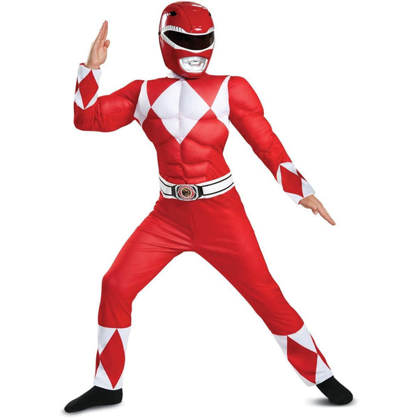 Red Ranger Classic Muscle Child Costume