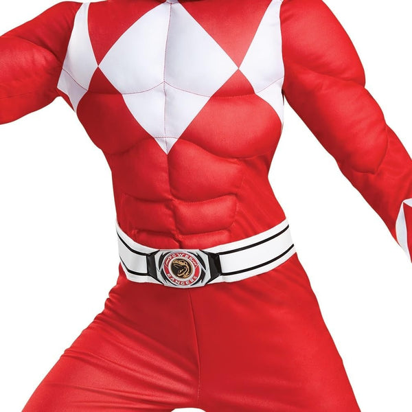 Red Ranger Classic Muscle Child Costume