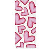 Retro Valentine Hearts Cellophane Bags 20 Count