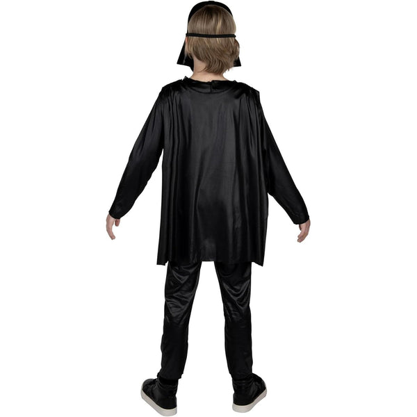 STAR WARS OFFICIAL DARTH VADER HALLOWEEN COSTUME FOR KIDS - Jumpsuit with Detachable Cape and 3D Half Mask