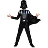 STAR WARS OFFICIAL DARTH VADER HALLOWEEN COSTUME FOR KIDS - Jumpsuit with Detachable Cape and 3D Half Mask