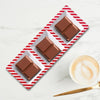 Sectioned Hot Chocolate Platter- 1 Piece -Ideal for Everyday Use and Any Occasion, 17.63" x 6.45", Red and White