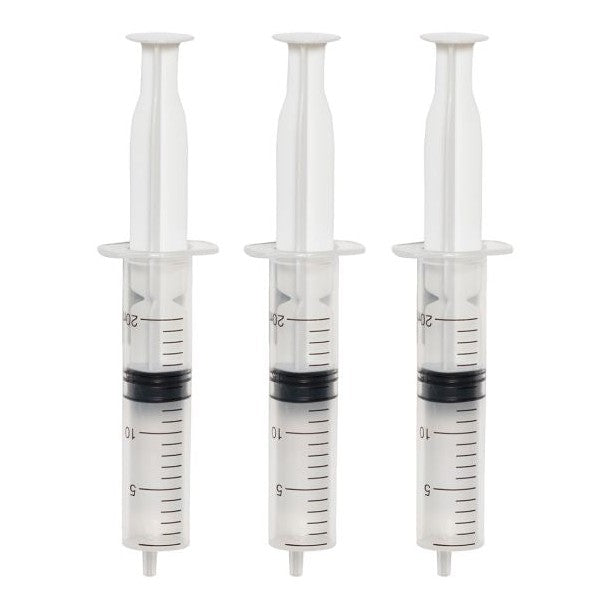 Set Of Three 3 Plastic Syringes