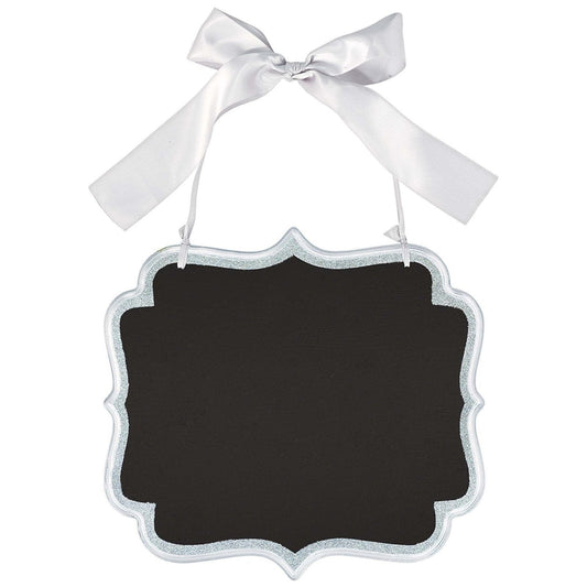 Sign - Mdf Marquee Chalk Lg Silver