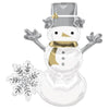Snowman And Snowflake Air Filled Balloon